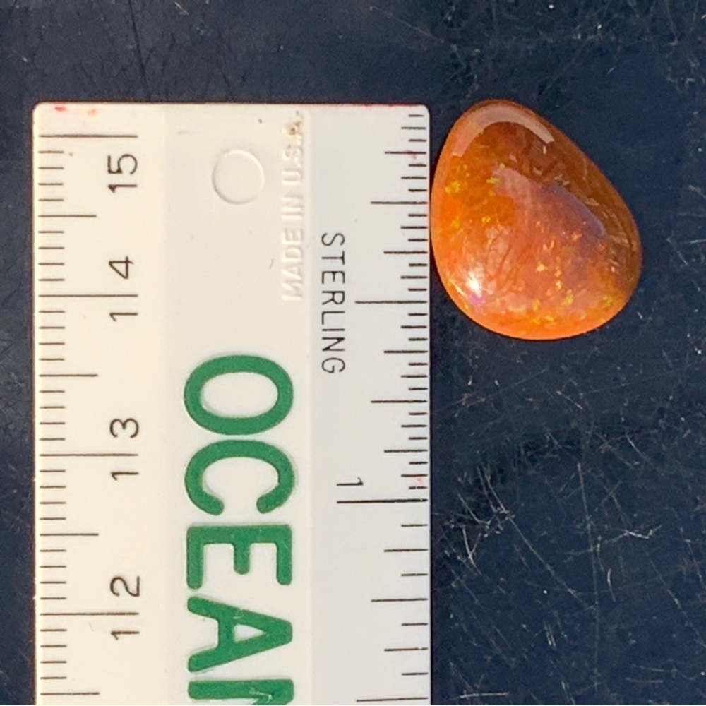 4.54 Ct Rare Natural Ethiopian Mezezo Shewa Chocolate Fire Opal - Picture 14 of 17
